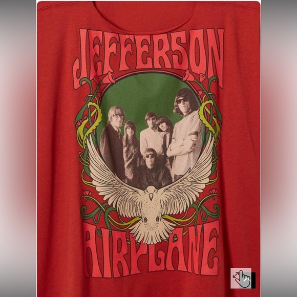 ♓️Torrid Size 3X Jefferson Airplane Tee - Picture 10 of 14